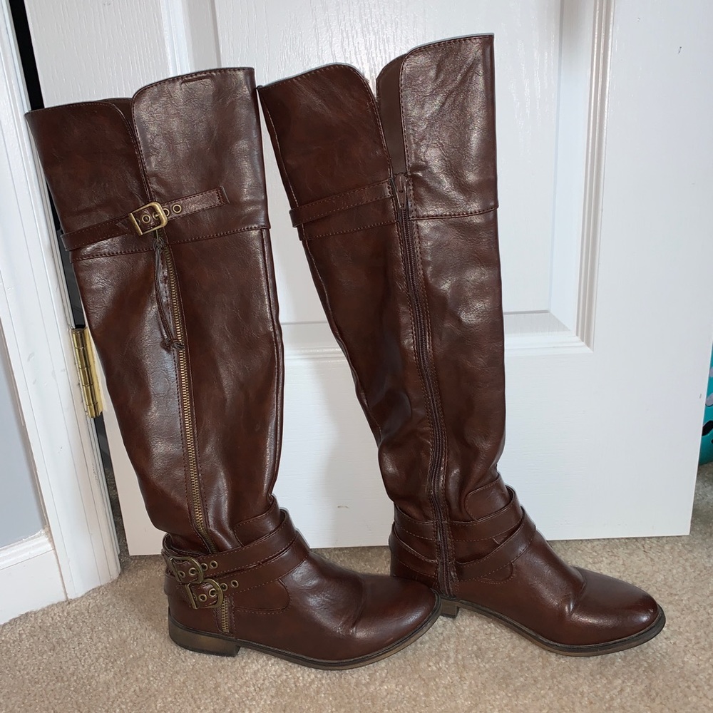 Brown Mossimo Boots Size 8